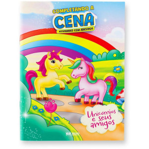 Livro De Atividades Completando A Cena Unicornios E Seus Amigos