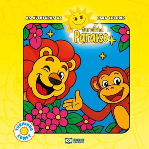 Livro De Colorir Cute E Comfy As Avent.da Turmi