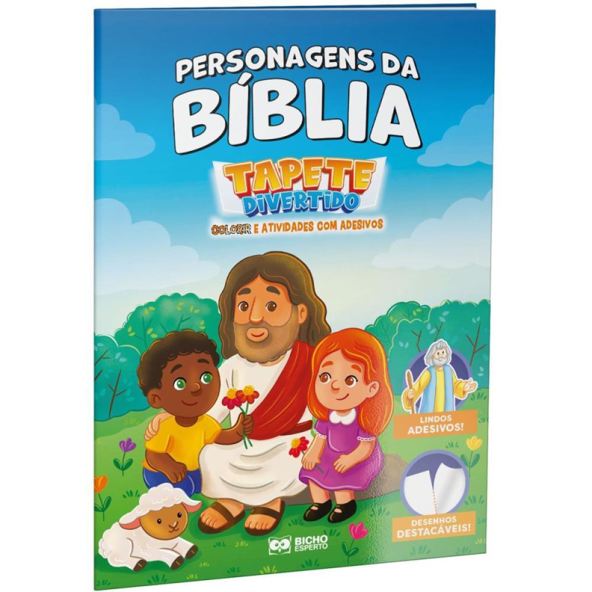 Livro Infantil Colorir Tapete Div.personagens Biblico-124695-67151