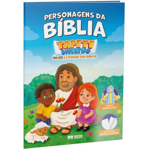 Livro Infantil Colorir Tapete Div.personagens Biblico