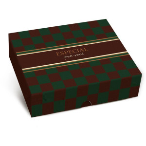 Caixa Para Presente Com Tampa Tampa E Fundo Club 25x20x5cm