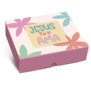 Caixa Para Presente Com Tampa Tampa E Fundo Crista 25x20x5cm