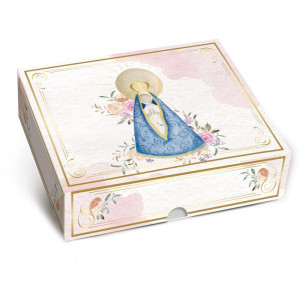 Caixa Para Presente Com Tampa Tampa E Fundo Retan.nossa Senh