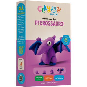 Massa Para Modelar Criativa Clayeez Pterossauro 38g