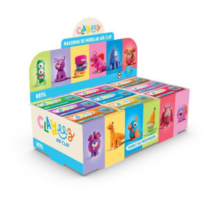 Massa Para Modelar Criativa Clayeez Refil 8g (s)