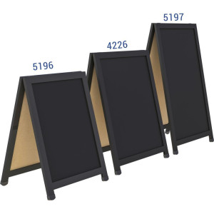 Quadro Propaganda Quadro Negro 2 Faces 70x50cm