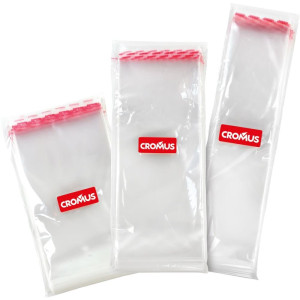 Saco Adesivado Transparente 5x22+3cm Aba