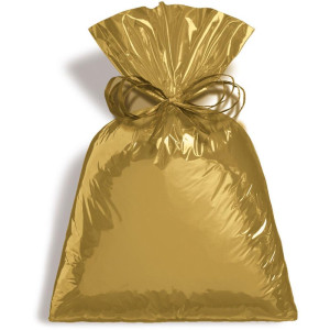 Saco Metalizado 25x37cm Ouro Fosco