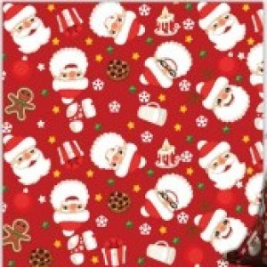 Gl Saq. P/ Pres. 20x29 Metal - 50un - 899 Faces Do Noel - única