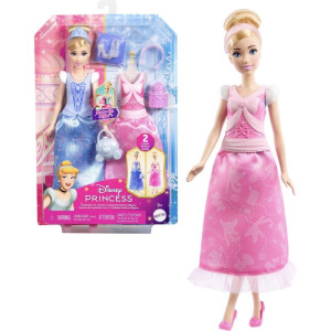 Boneca Disney Princesa Cinderela Fashio 2em1-121251-74532