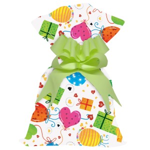 Saco De Presente Perola 136 Baloons 30x45cm 50un-1200100026-98381