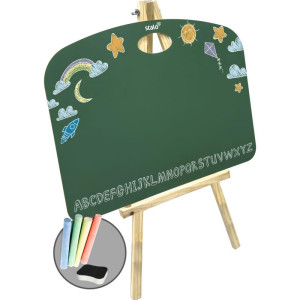 Lousa Infantil C/cavalete Alfabeto 45x57cm-123835-94603