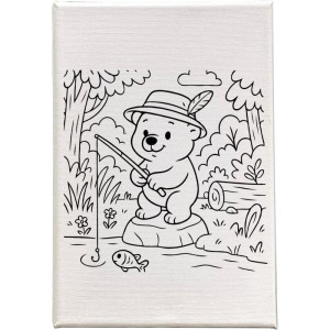 Tela Para Pintura Riscada Animais- Gabi Calazans 15x22(s-123841-44025