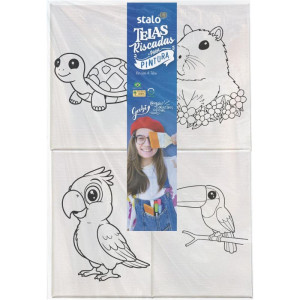 Tela Para Pintura Riscada Brasil- Gabi Calazans 15x22c(s-123843-97503