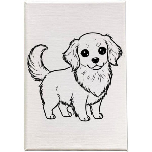 Tela Para Pintura Riscada Pets- Gabi Calazans 15x22cm(s)-123842-18996