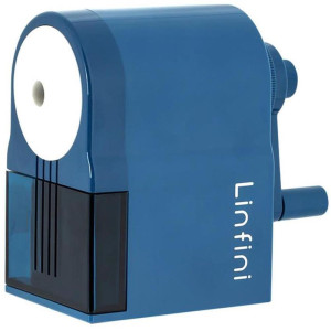 Apontador Com Deposito Manual De Mesa Linfini Azul-125094-87431