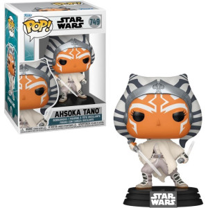 Boneco E Personagem Funko Pop Star W.ahsoka C/sabre De Luz