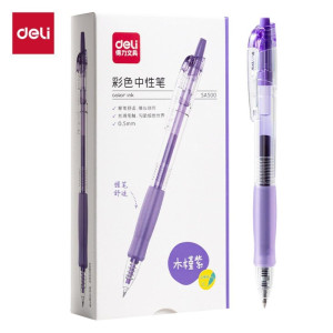 Caneta Gel Retratil C/grip Roxa 0,5mm-125056-79828