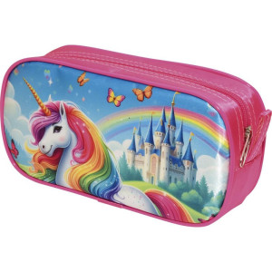 Estojo Simples Unicornio Castelo Encantado (s-125152-65839
