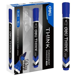 Pincel Marcador Permanente Ponta Bullet Redonda 1,5mm Az-125081-44843