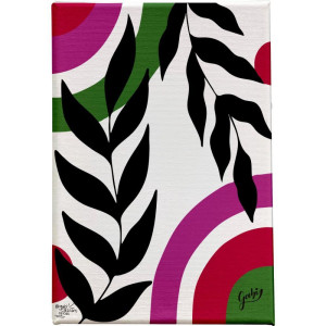 Quadro Canvas Folhas Kit C/2 30x40cm-123844-18087