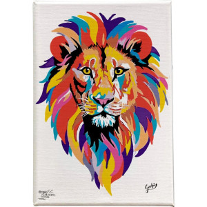 Quadro Canvas Leao Juda 40x50cm-123846-84161