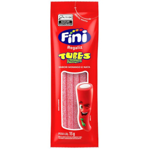 Doce Tubes Morango Citrico 15g.