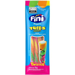 Doce Tubes Twister Citrico 15g.