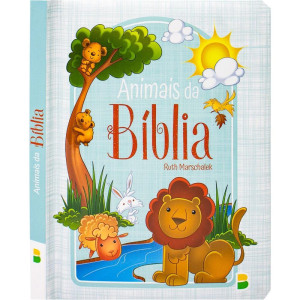 Livro Infantil Ilustrado Biblia Animais 12,4x15,8cm 10p-123848-41297