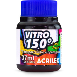 Tinta Vitral Vitro 150 37ml Marrom Escuro