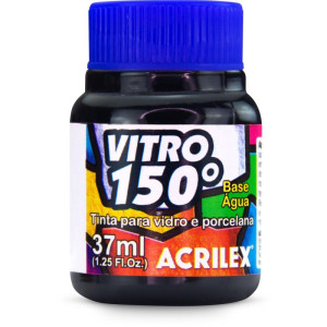 Tinta Vitral Vitro 150 37ml Preto