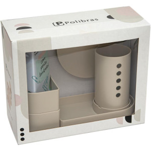 Acessorio Para Mesa Organizador Collage Preto 5 Pecas-125912-45117