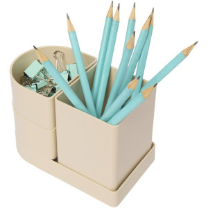 Acessorio Para Mesa Organizador Compact Areia 4 Pecas-125910-90720