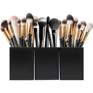 Acessorio Para Mesa Organizador Office Preto 3 Pecas-124596-23886