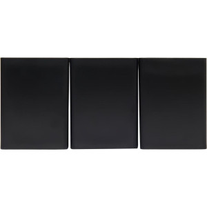 Acessorio Para Mesa Organizador Office Preto 3 Pecas-124596-43256