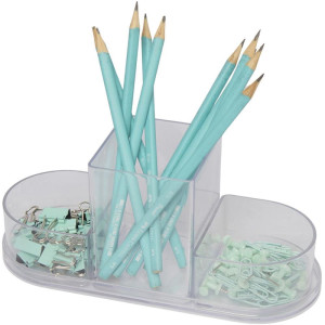 Acessorio Para Mesa Organizador Triple Cristal 4 Pecas-125904-87938