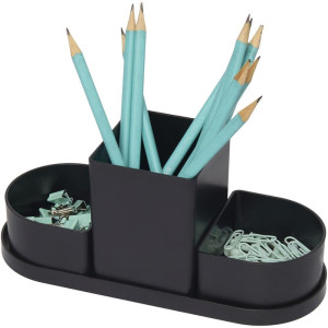 Acessorio Para Mesa Organizador Triple Preto 4 Pecas-125902-99322