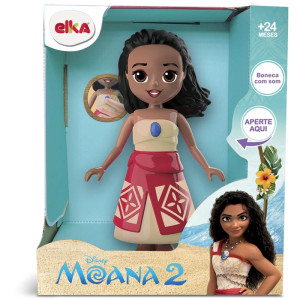 Boneca Com Mecanismo Moana 20cm