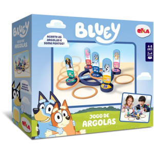 Brinquedo Educativo Jogo De Argolas Bluey