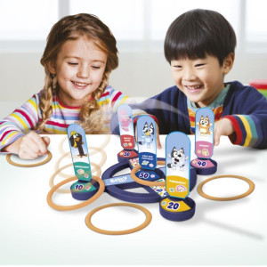 Brinquedo Educativo Jogo De Argolas Bluey-124889-76128