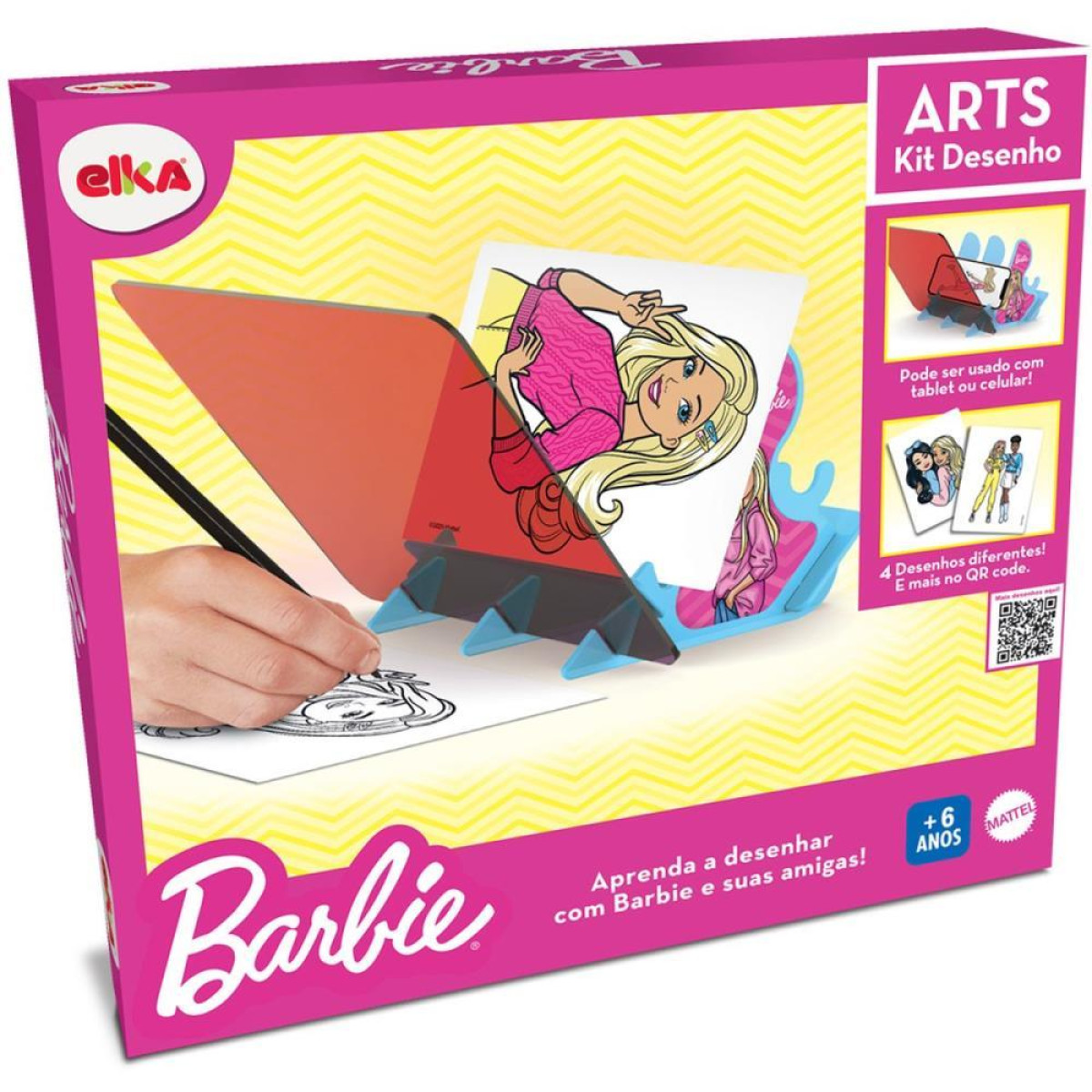 Brinquedo Para Colorir Barbie Arts Kit Desenho-124892-82306