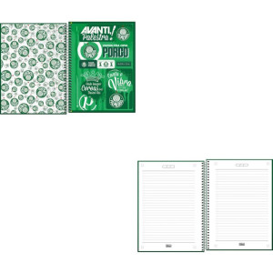 Caderno 01x1 Capa Dura Palmeiras 80fls-124918-91811