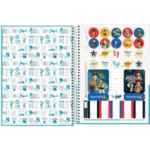 Caderno 01x1 Capa Dura Toy Story 80fls.-081216-24419