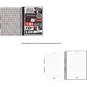 Caderno 10x1 Capa Dura Sao Paulo 160fls-124917-88441