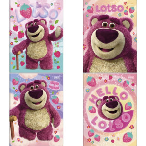 Caderno Brochurao Capa Dura Lotso 80fls
