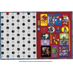 Caderno Brochurao Capa Dura Sonic Dc 80fls-124914-55215