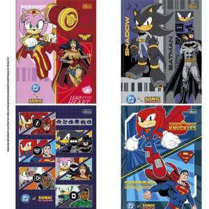 Caderno Brochurao Capa Dura Sonic Dc 80fls