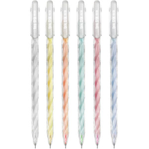 Caneta Gel Tris Spin Fresh 0.6mm 6 Cores