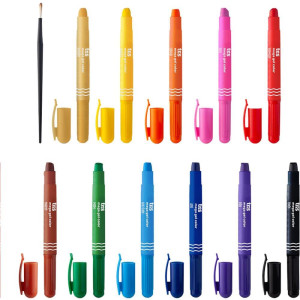 Giz De Cera Jumbo Tris Retratil Gel 12 Cores-124856-25134