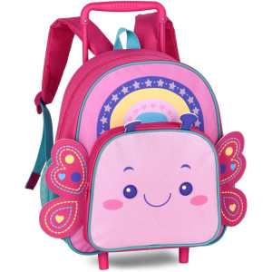 Mochila Infantil Com Rodinha Clio Pets Petit Menina 33cm(s)-125502-77346